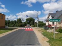 03Wyremontowana droga powiatowa w miejscowowci Lutowo