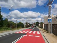 09Wyremontowana droga powiatowa w miejscowowci Lutowo