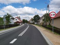 10Wyremontowana droga powiatowa w miejscowowci Lutowo
