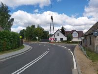 11Wyremontowana droga powiatowa w miejscowowci Lutowo