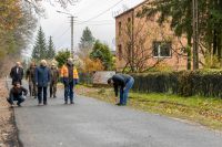 odebranie prac na drodze w Adamowie