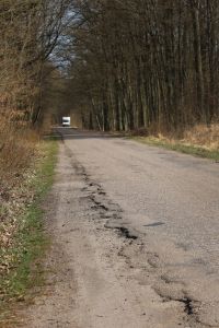 Droga przed rozbudową