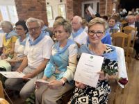 Zakończenie roku akademickiego 2024/2025 Uniwersytetu Trzeciego Wieku.