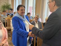 Zakończenie roku akademickiego 2024/2025 Uniwersytetu Trzeciego Wieku.