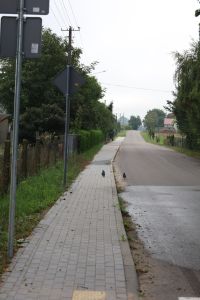 Odbiór chodnika w Mierucinie