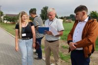 Odbiór chodnika w Mierucinie