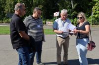 Odbiór drogi relacji Sypniewo - Borzyszkowo