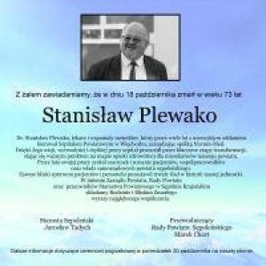 Odszedł Stanisław Plewako