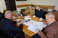 Spotkanie w sprawie budynku magazynowo-ochronnego