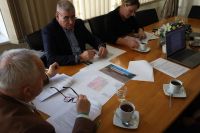 Spotkanie w sprawie budynku magazynowo-ochronnego