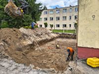 prace w Więcborku na 600-lecia