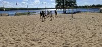 Powiatowe Igrzyska Młodzieży Szkolnej w plażową piłkę nożną chłopców.