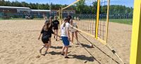 Powiatowa Licealiada w plażową piłkę siatkową.