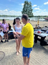 Powiatowe Igrzyska Młodzieży Szkolnej w plażową piłkę siatkową.