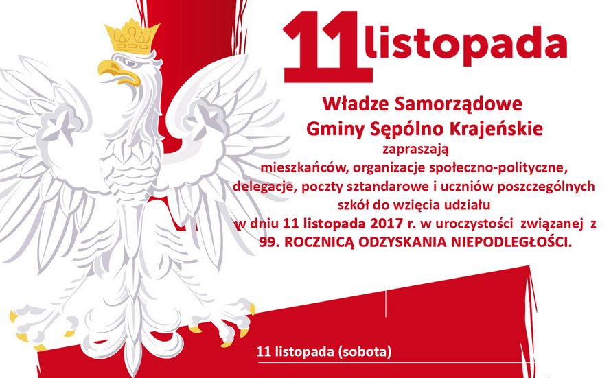 99. rocznica odzyskania niepodległości