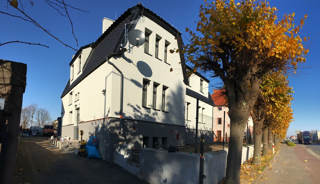 Przebudowa budynku dla WTZ - postęp prac
