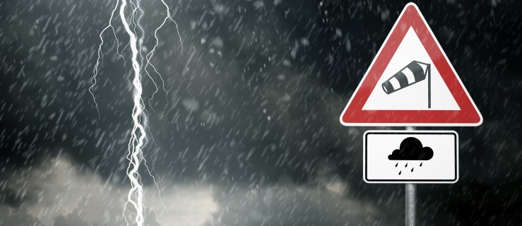 Ostrzeżenie meteorologiczne - silny deszcz z burzami