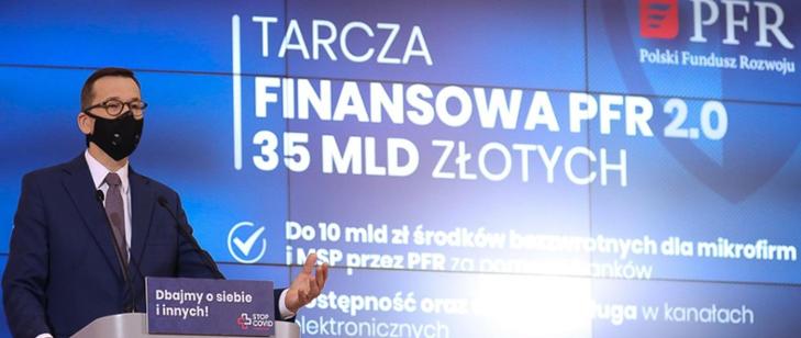 Kolejne wsparcie dla przedsiębiorców – rusza Tarcza Finansowa PFR 2.0