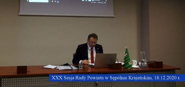 XXX Sesja Rady Powiatu w Sępólnie Krajeńskim