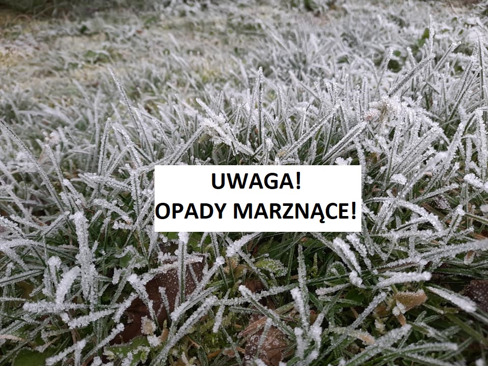 Uwaga! Opady marznące!