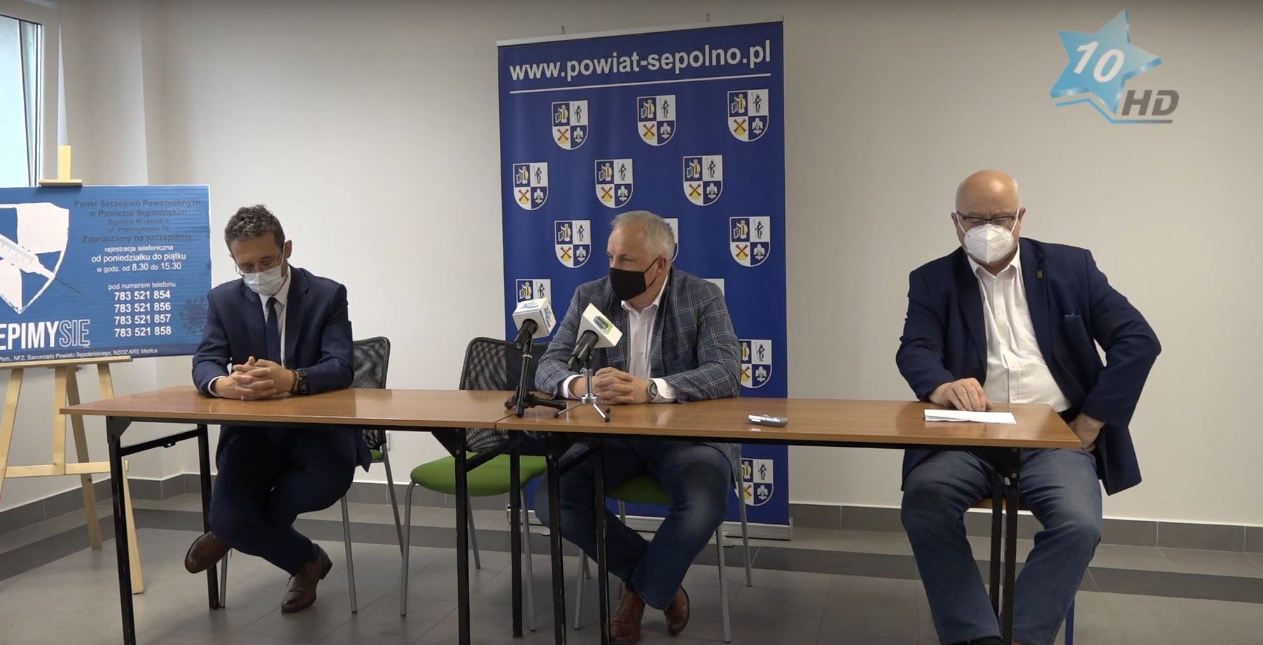 Włodarze powiatu sępoleńskiego zachęcają do szczepień