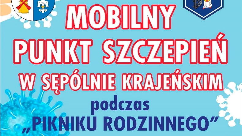 Mobilny punkt szczepień podczas Pikniku Rodzinnego