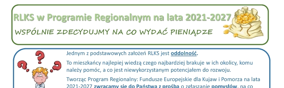 RLKS w Programie Regionalnym na lata 2021-2027