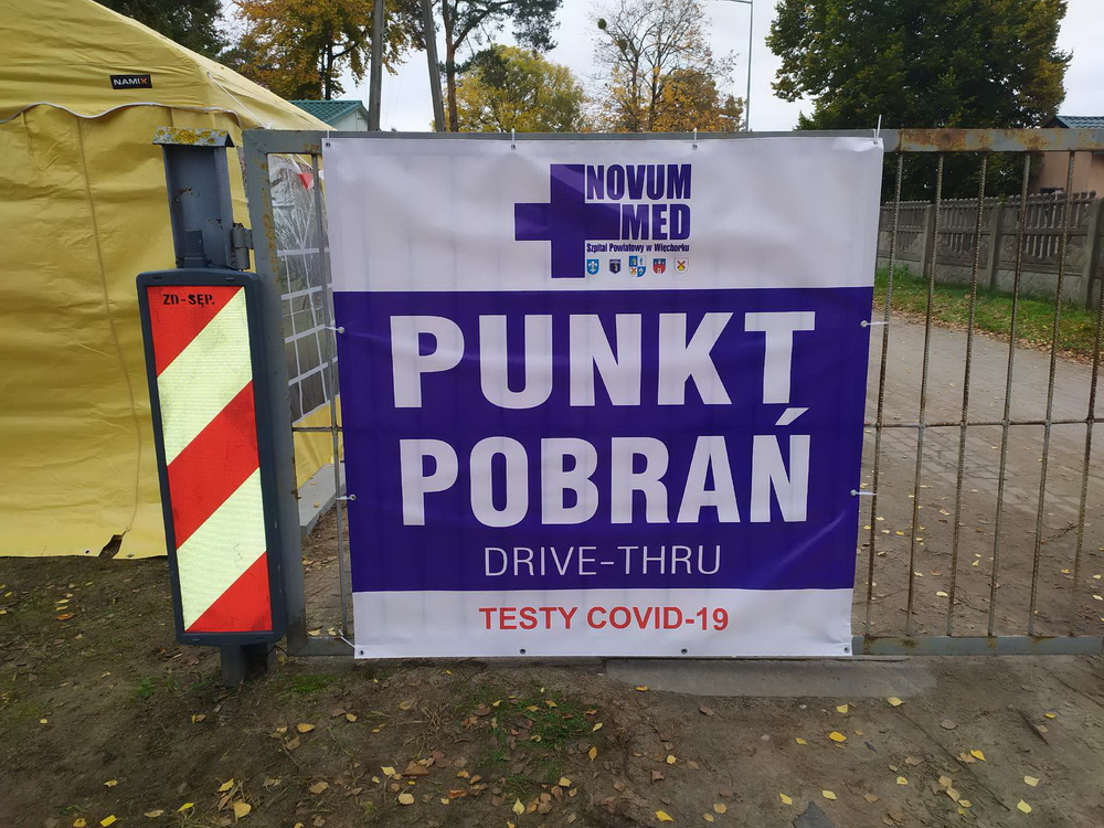 Zawieszenie działalności Mobilnego Punktu Pobrań Drive-Thru w Sępólnie Krajeńskim