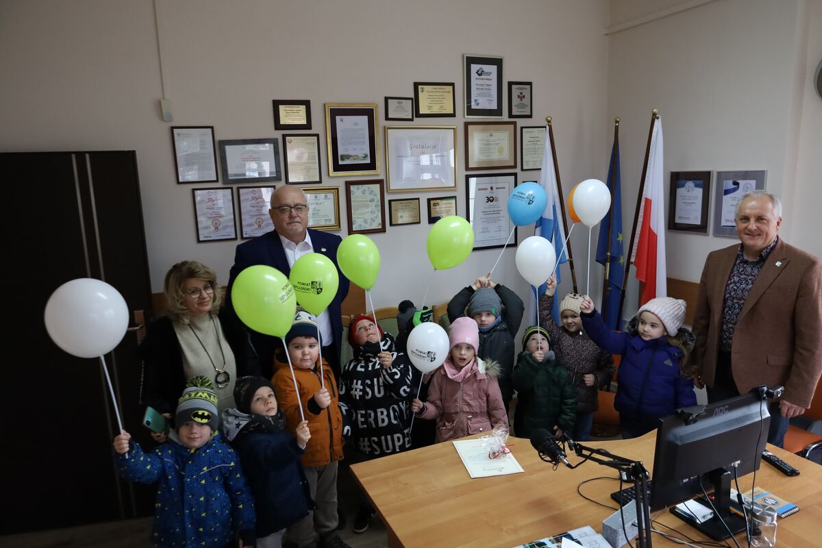 Wizyta dzieci z Gminnego Przedszkola Nr 2 BAJKA w Sępólnie Kraj.