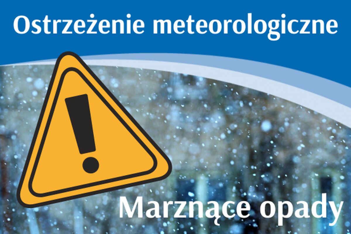 Ostrzeżenia meteorologiczne: Opady marznące