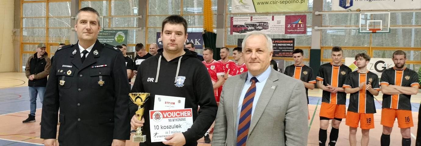 Powiatowy turniej Piłki Halowej Drużyn OSP Powiatu Sępoleńskiego