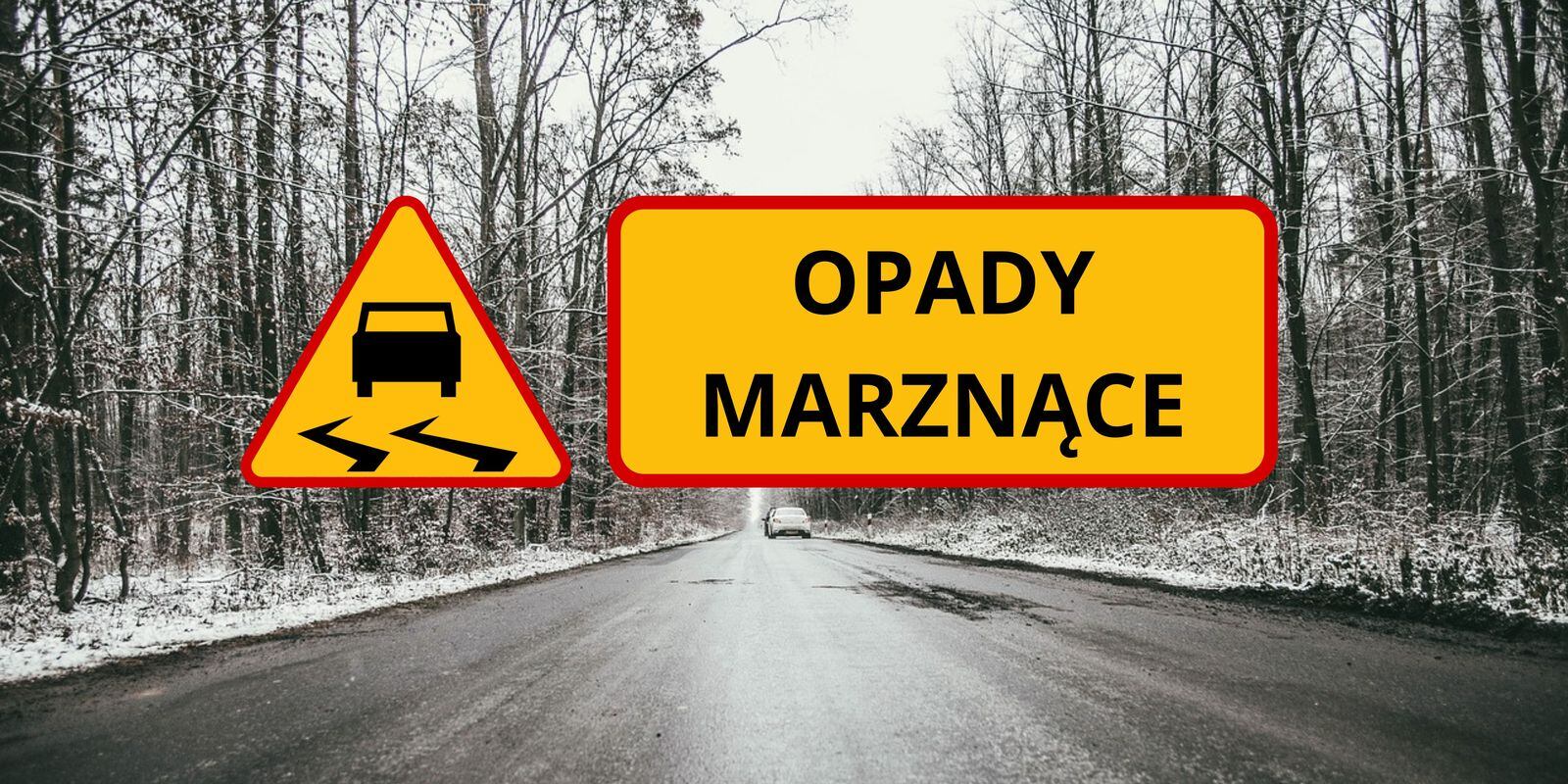 Ostrzeżenie meteorologiczne: opady marznące