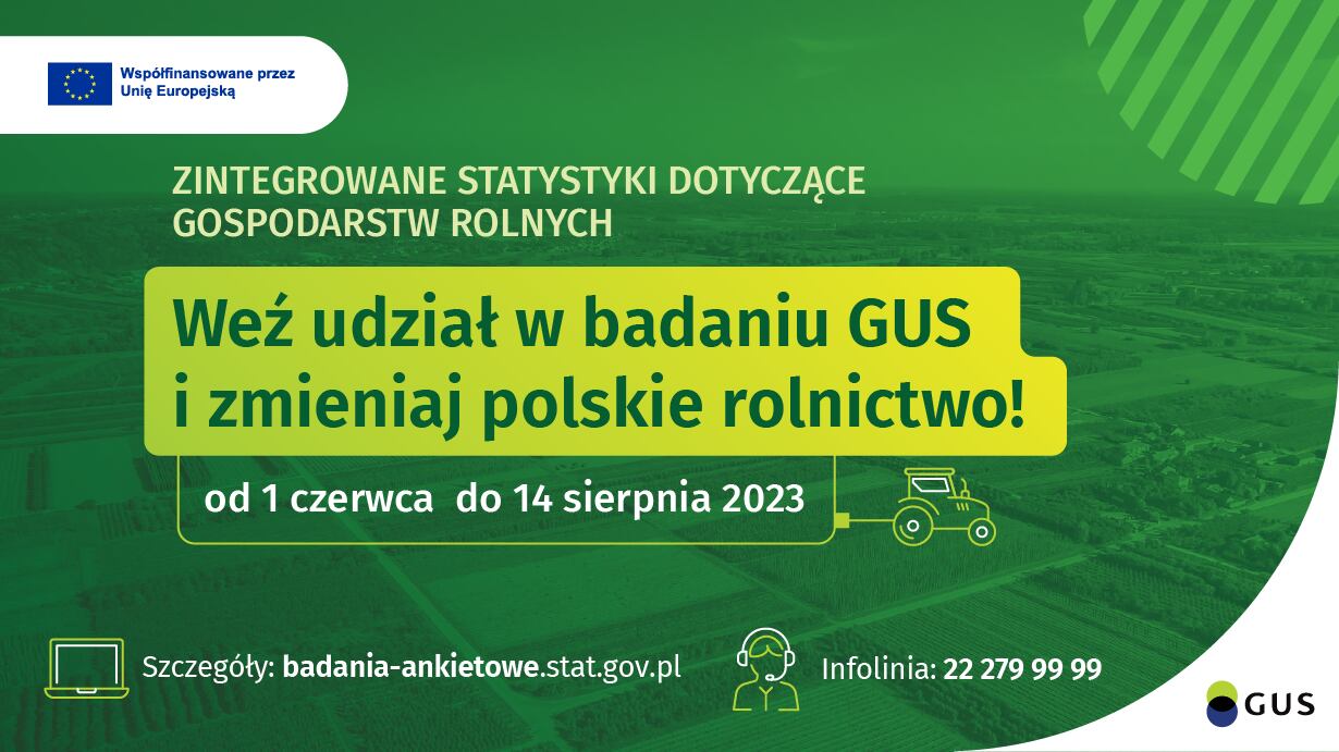 Weź udział w badaniu GUS i zmieniaj polskie rolnictwo!