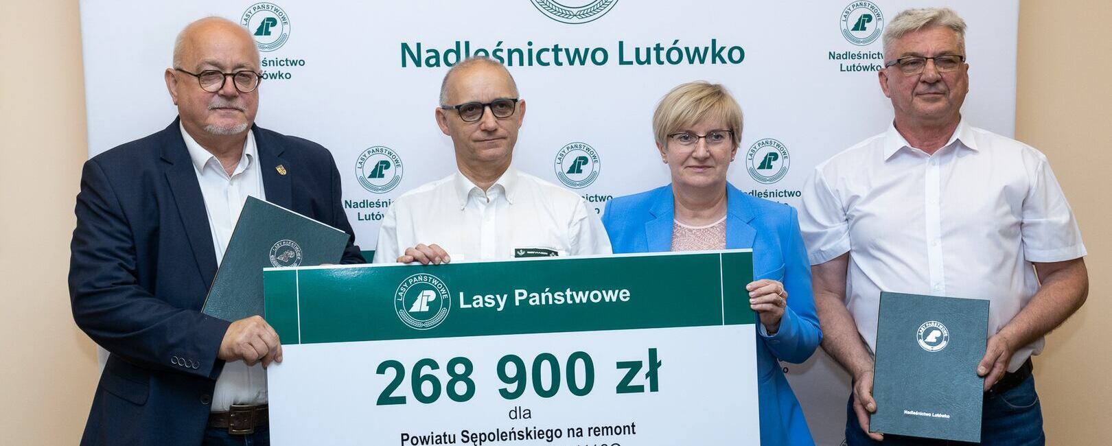 Przekazanie środków finansowych na remont drogi powiatowej Stare Gronowo - Piaseczno