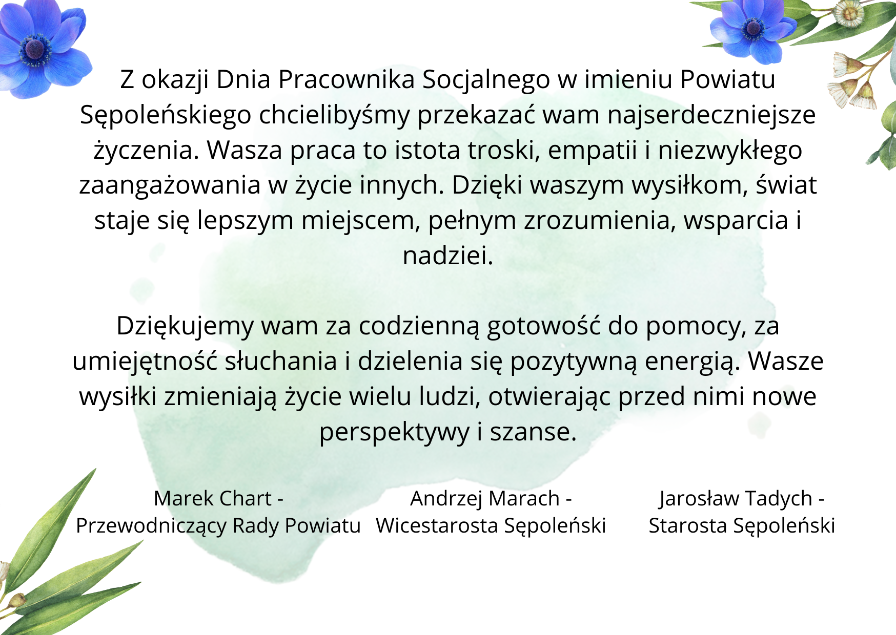 DZIEŃ PRACOWNIKA SOCJALNEGO