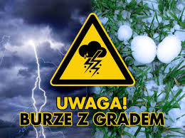 Uwaga! Burze z gradem!