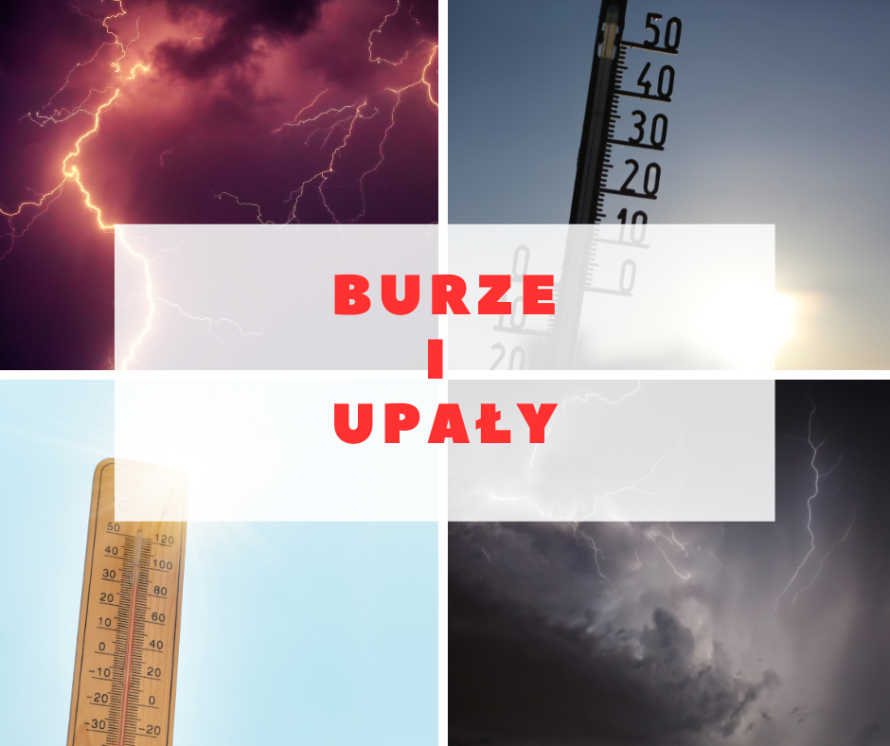 Uwaga! Burze! Upał! Ostrzeżenia 2 stopnia!