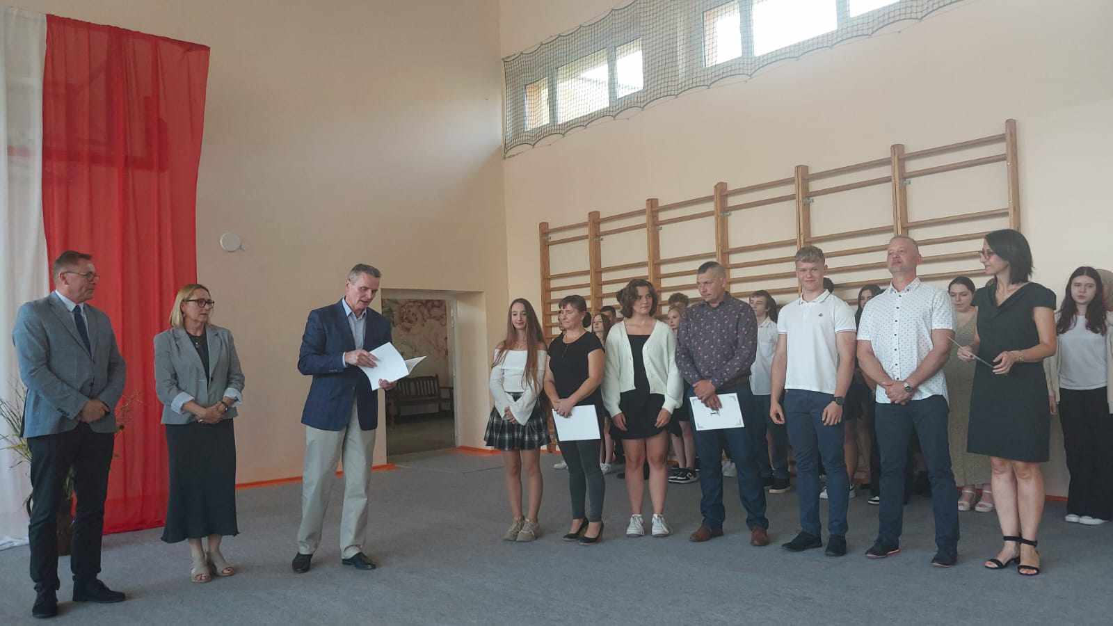 Ślubowanie uczniów klasy pierwszej