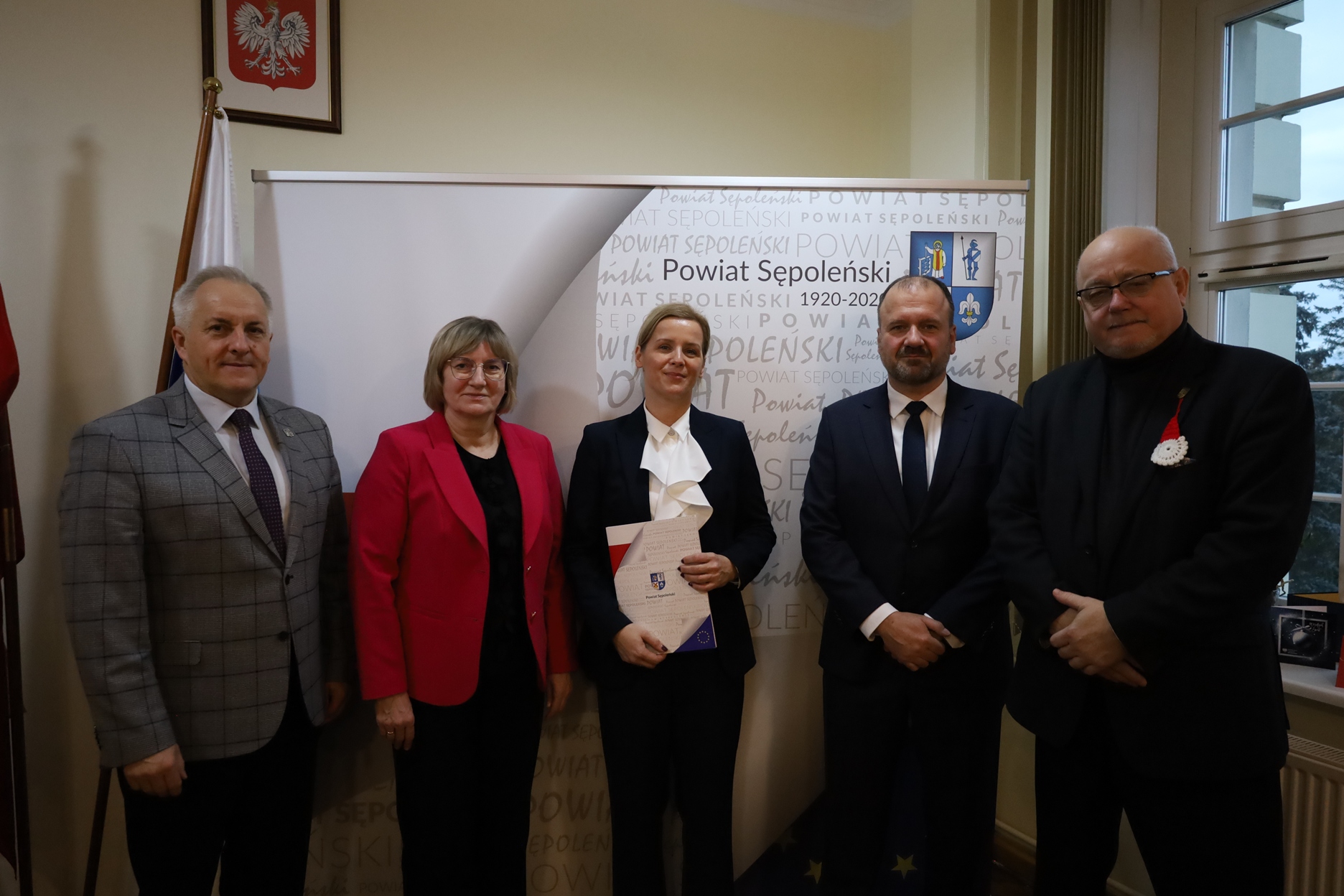 Podpisanie umowy obsługę bankową budżetu Powiatu Sępoleńskiego