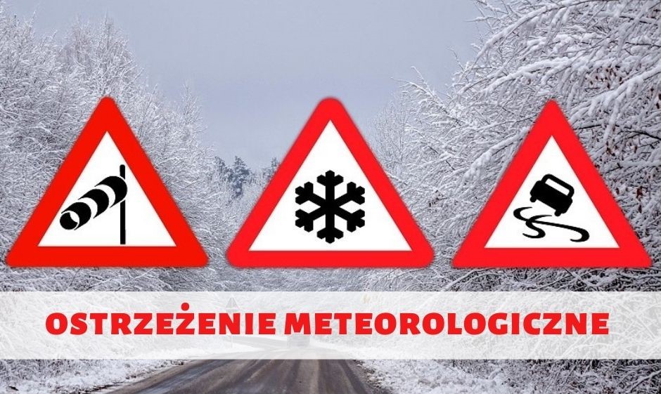 Uwaga! Intensywne opady śniegu! Zawieje/zamiecie śnieżne!