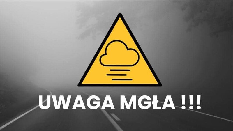Ostrzeżenie meteorologiczne - mgła