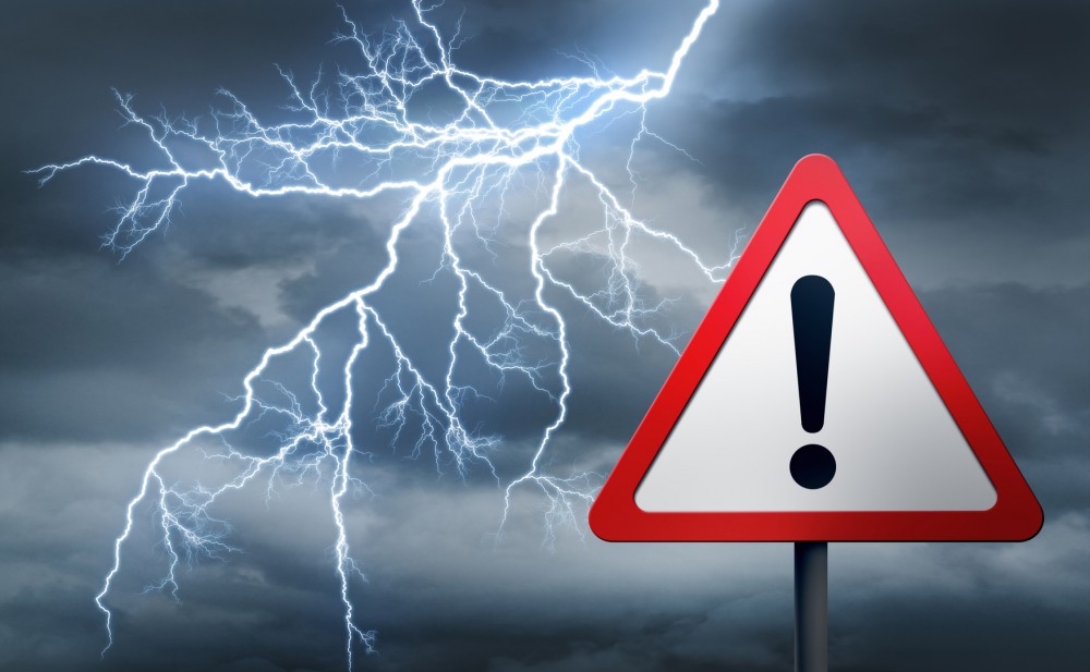 Ostrzeżenie meteorologiczne - Burze
