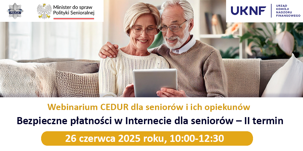 Bezpieczne płatności w Internecie dla seniorów - II termin