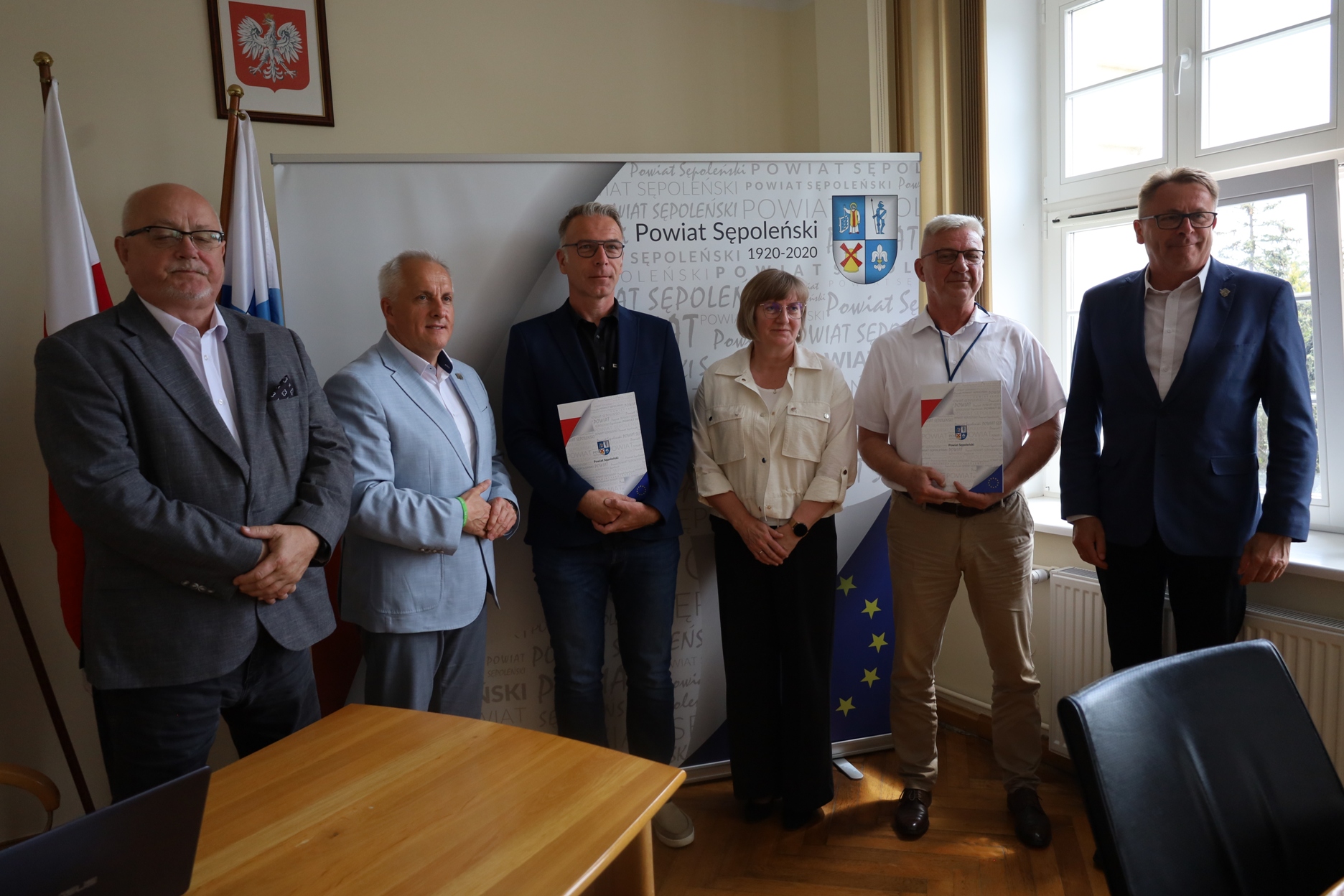 Uroczyste podpisanie umowy „Remont i przebudowa drogi powiatowej nr 1125C na odcinku Sypniewo - Borzyszkowo".