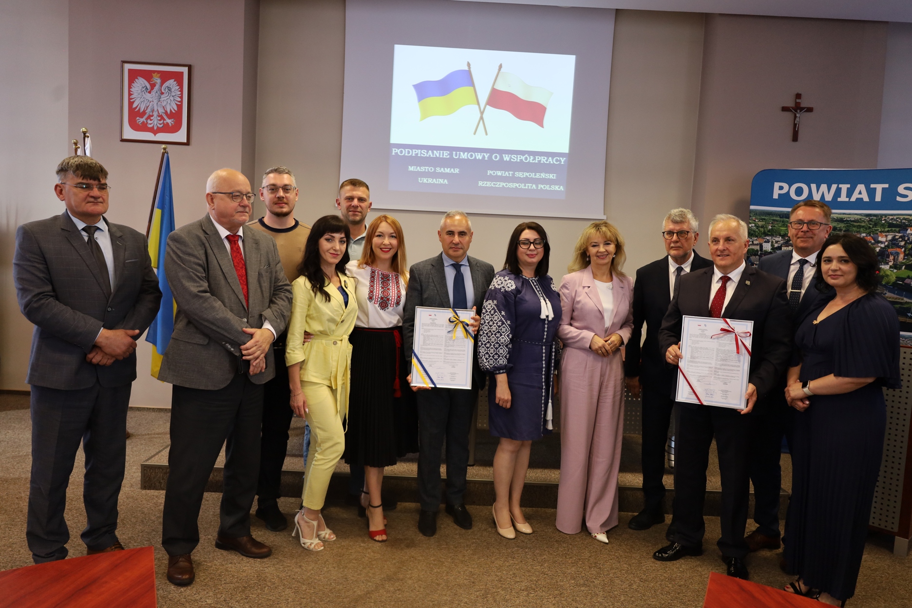 Pierwsza w historii partnerska współpraca międzynarodowa Powiatu Sępoleńskiego