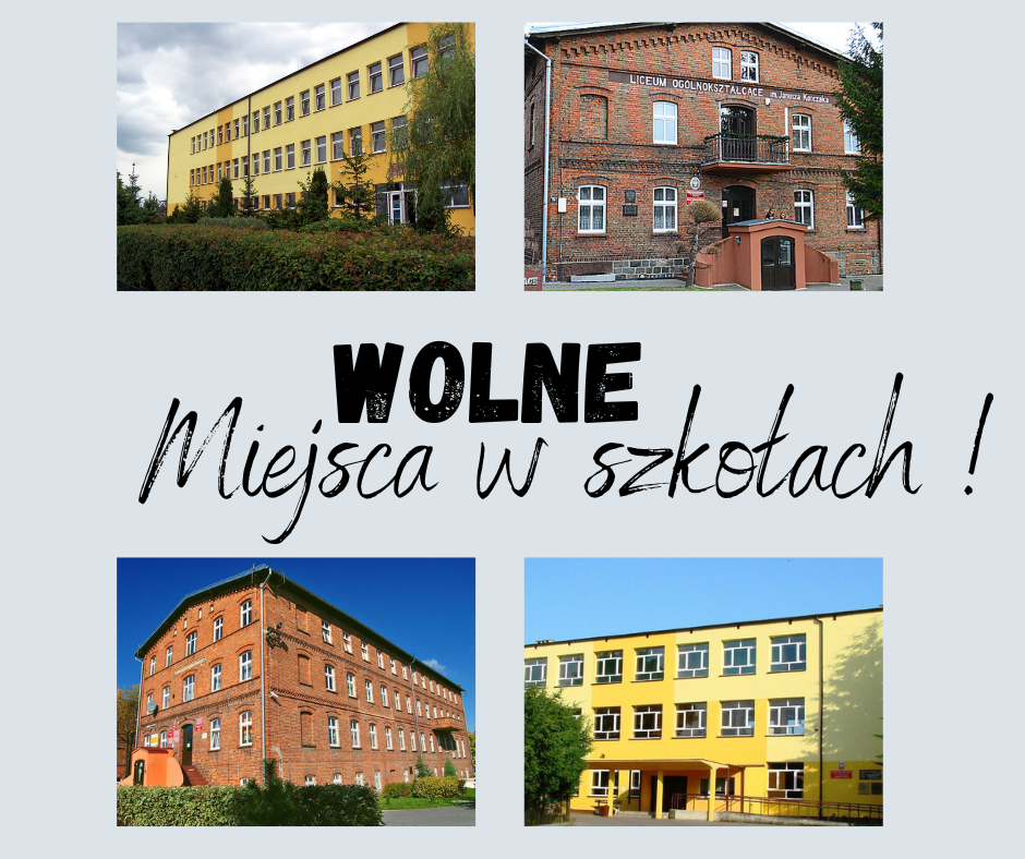 Wolne miejsca w Szkołach !