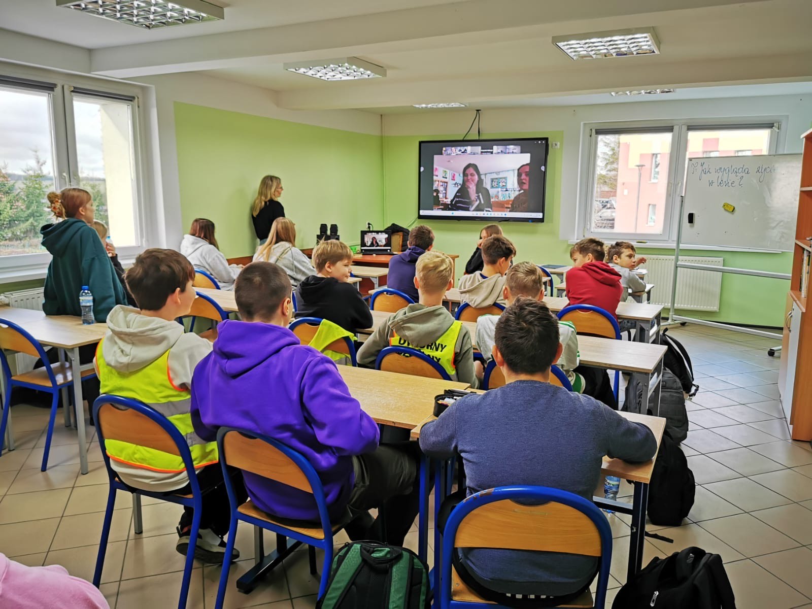 Spotkanie online z licealistami z Samar