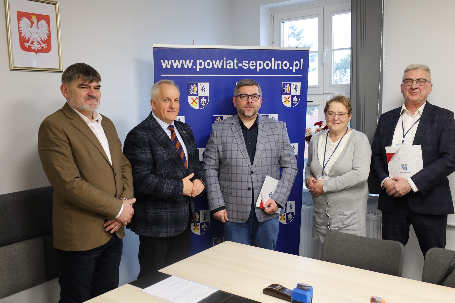 Podpisanie umowy na Termomodernizację budynków Zarządu Drogowego