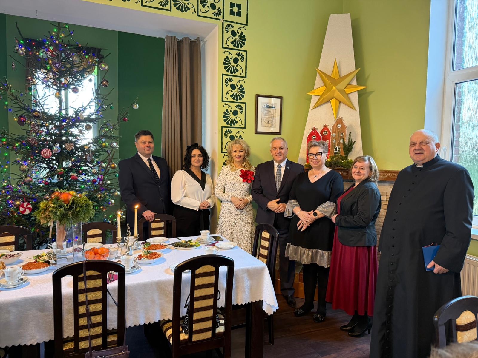 Spotkanie wigilijne w Domu Pomocy Społecznej w Kamieniu Krajeńskim