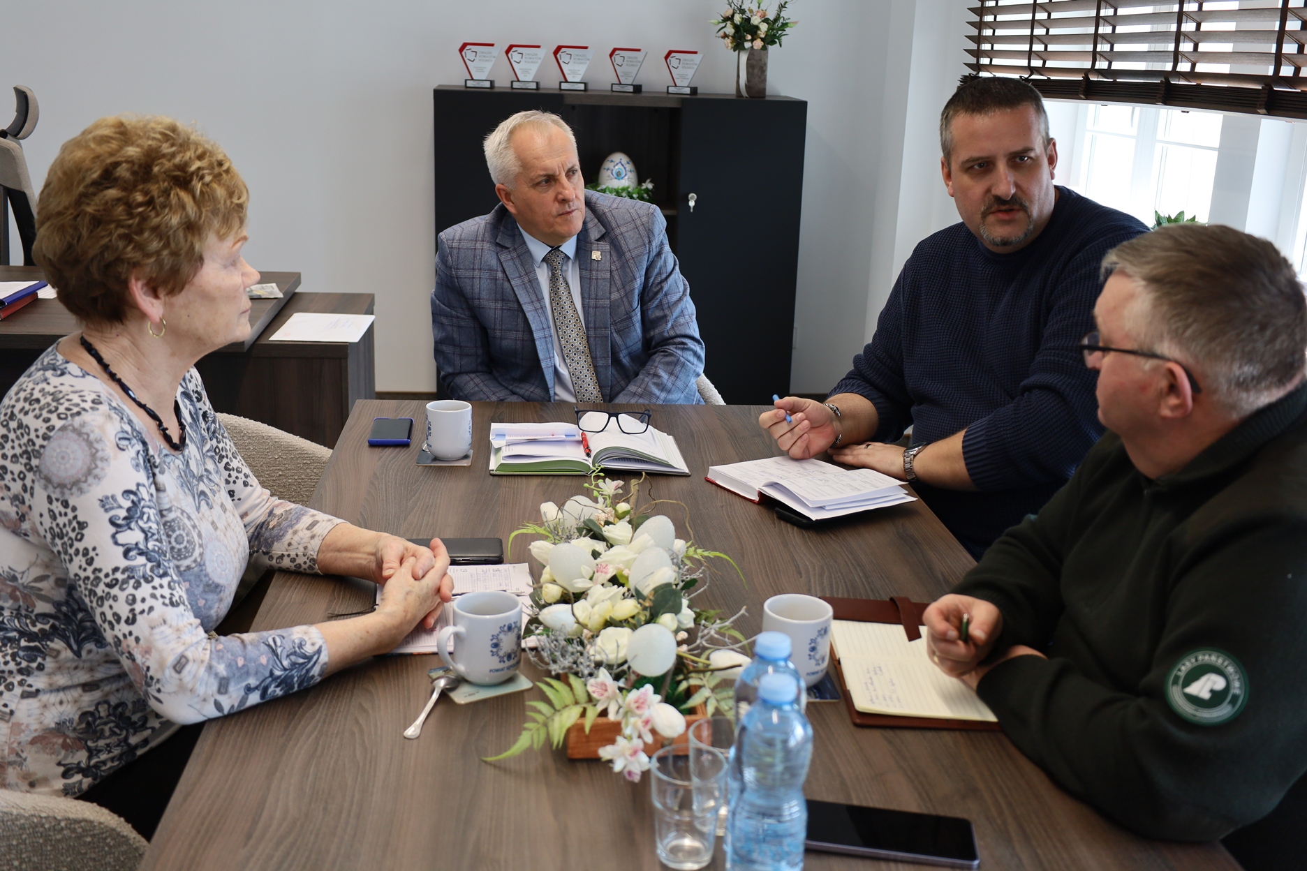 Spotkanie z Powiatowym Zarządem OSP